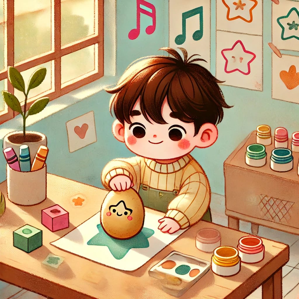 Kartoffeldruck für Kinder – Feinmotorik kreativ fördern Kartoffeldruck für Kinder – Feinmotorik kreativ fördern