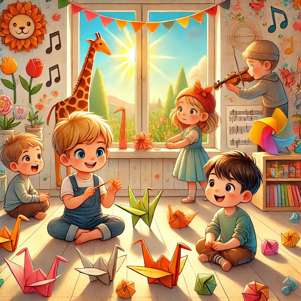 Origami & Feinmotorik: Kreatives Falten für kleine Hände Origami & Feinmotorik: Kreatives Falten für kleine Hände