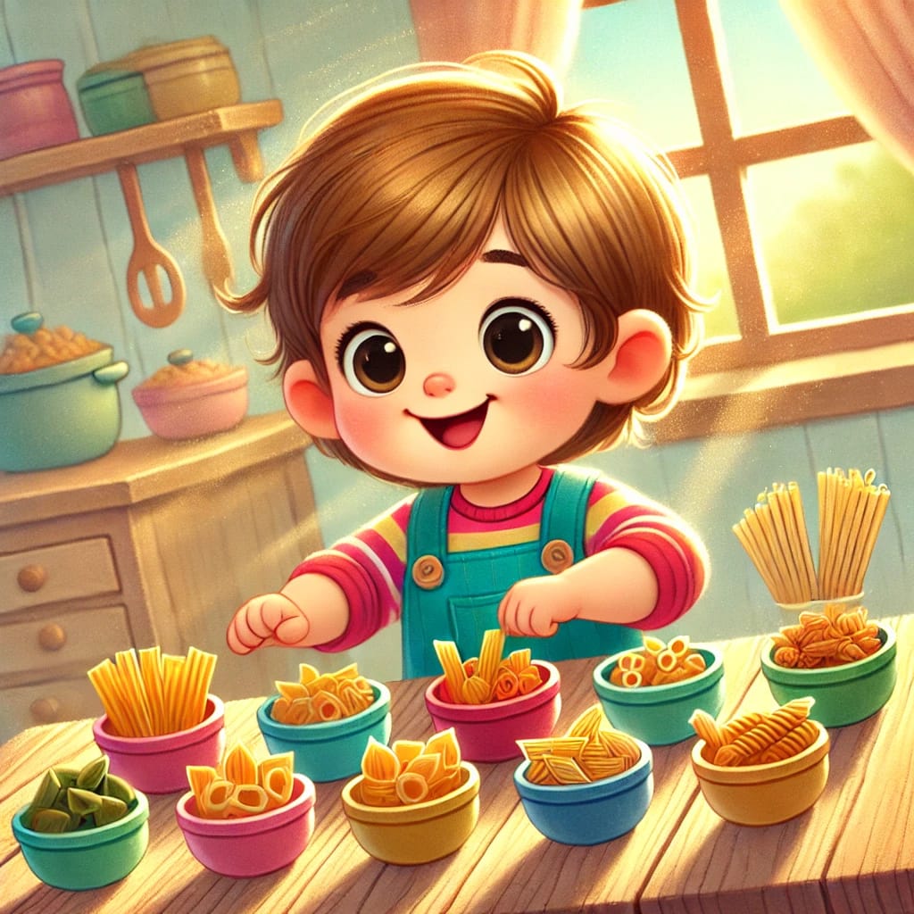 🍝 Nudeln sortieren & befüllen – Feinmotorik spielerisch fördern 🍝 Nudeln sortieren & befüllen – Feinmotorik spielerisch fördern