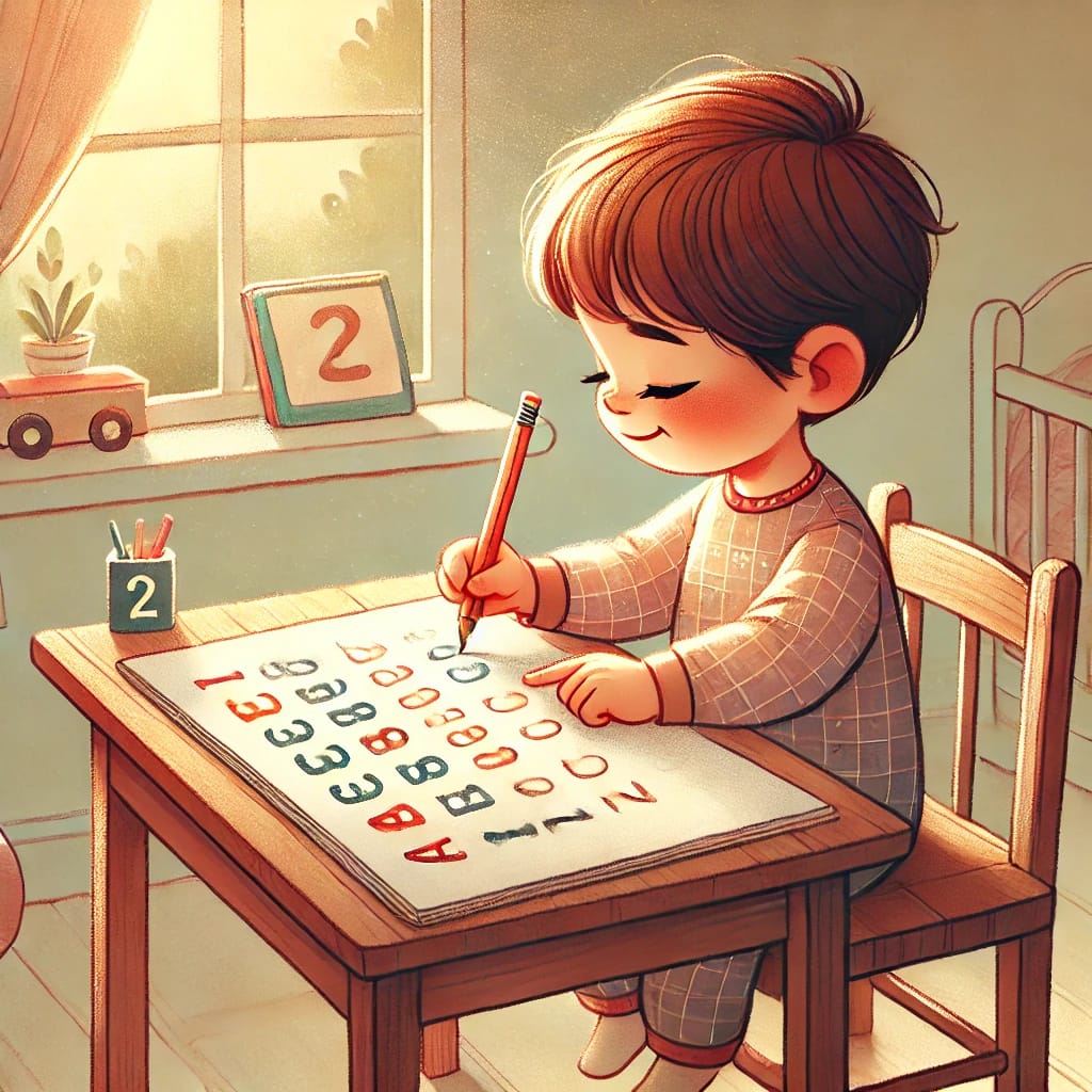 ✍️ Buchstaben und Zahlen nachfahren – Feinmotorik & Schreibfreude fördern ✍️ Buchstaben und Zahlen nachfahren – Feinmotorik & Schreibfreude fördern