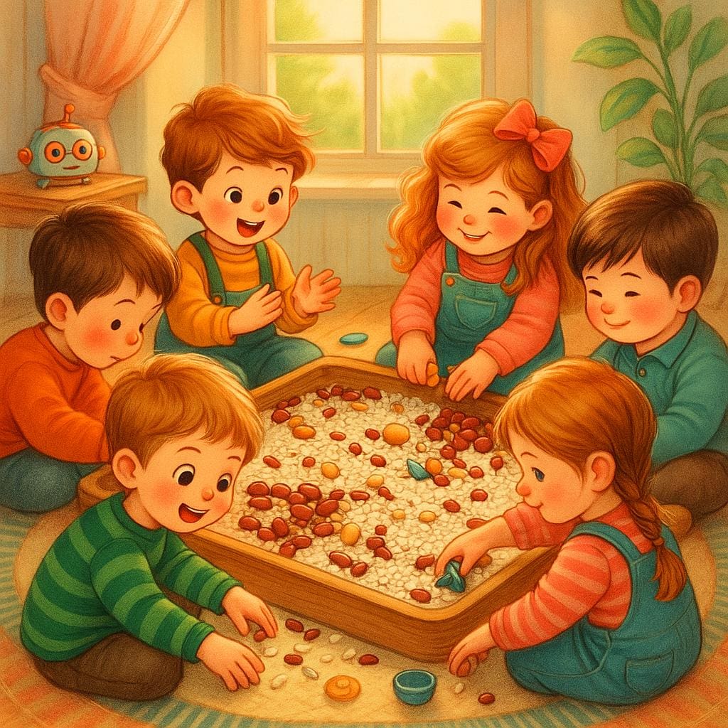 ✋ DIY-Tastspiele mit Reis & Bohnen – Sinnesförderung zum Anfassen! ✋ DIY-Tastspiele mit Reis & Bohnen – Sinnesförderung zum Anfassen!