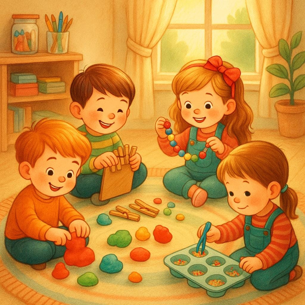 Feinmotorik Übungen für Kinder – 4 kreative Ideen für Zuhause Feinmotorik Übungen für Kinder – 4 kreative Ideen für Zuhause