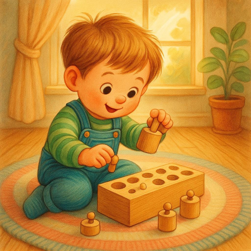 🎓 Montessori-Einsatzzylinder – Feinmotorik spielerisch fördern 🎓 Montessori-Einsatzzylinder – Feinmotorik spielerisch fördern