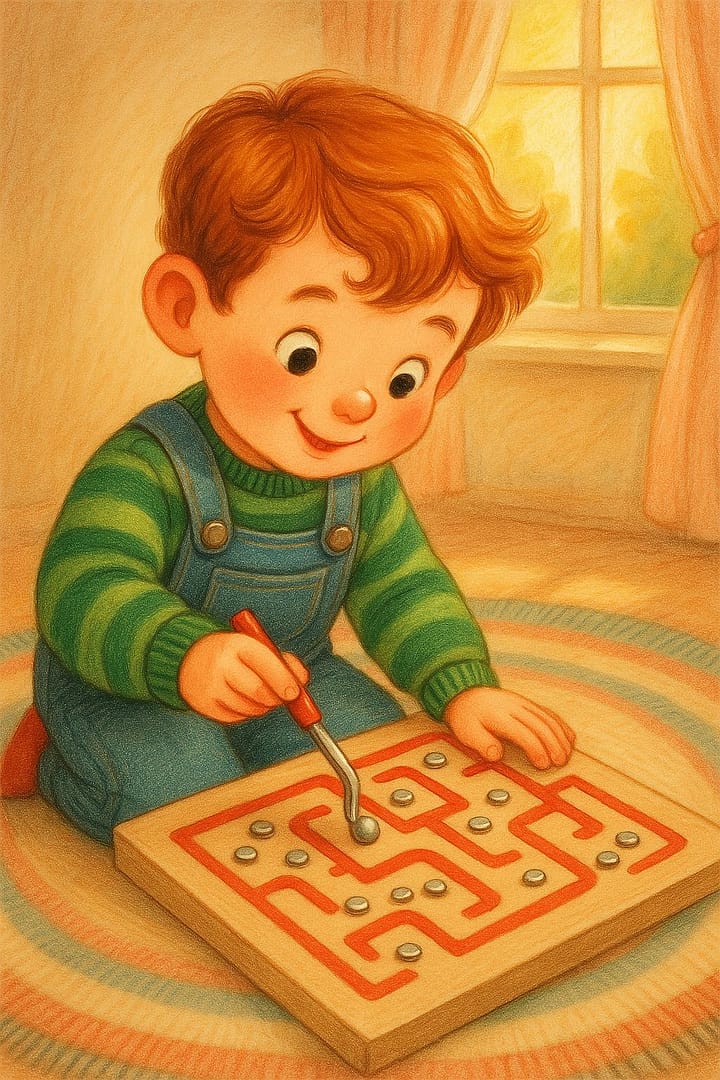 🧲 Magnetisches Labyrinth basteln – Feinmotorik trifft Technikspaß! 🧲 Magnetisches Labyrinth basteln – Feinmotorik trifft Technikspaß!